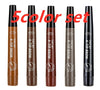 Liquid water eyebrow pencil