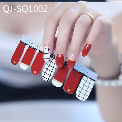 Simple nail art stickers