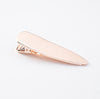 Elegant wild retro matte brushed metal hair clips Duckbill clips bangs clip side headdress