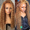 13x 4 Front Lace Long Curly Wig Head Cover