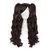 Big wave wig set double ponytail