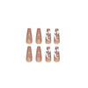 Wearable Diamond Shiny Nail Pieces Removable