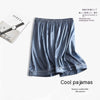 Men's Ice Silk Thin Large Size Pajamas Shorts