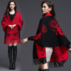 Mid-length Tassels Loose-fitting Knitted Cardigan Thickened Sweater Cashmere Outerwear