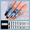 Tragbare Nailart-Chips mit der Halloween-Methode