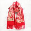 Cashmere Gold Cashew Scarf Embroidered Ethnic Style