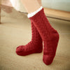 Winter Warm Knitted Plush Floor Socks Home Indoor Non-slip Carpet Socks For Men And Women