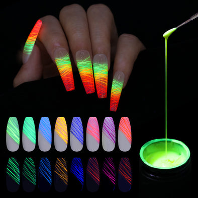 Maniküre Leuchtende Nailart Spinnennagelgel UV-Nagellack