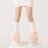 Furry Foot Sock Bunching Socks Thickened Yabi Leg Warmer