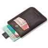 Men's Buckle Driving License Leather Case Mini Wallet