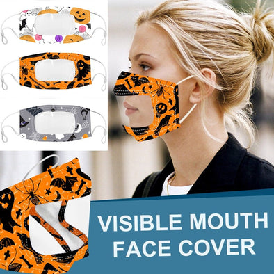 Transparente Halloween-Maske 