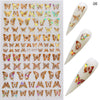 Simulation thin Butterfly Laser Nail Stickers