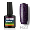 Nail free, long-lasting, non-toxic, nail polish, ROSALIND phototherapy glue, star studded rainbow system.