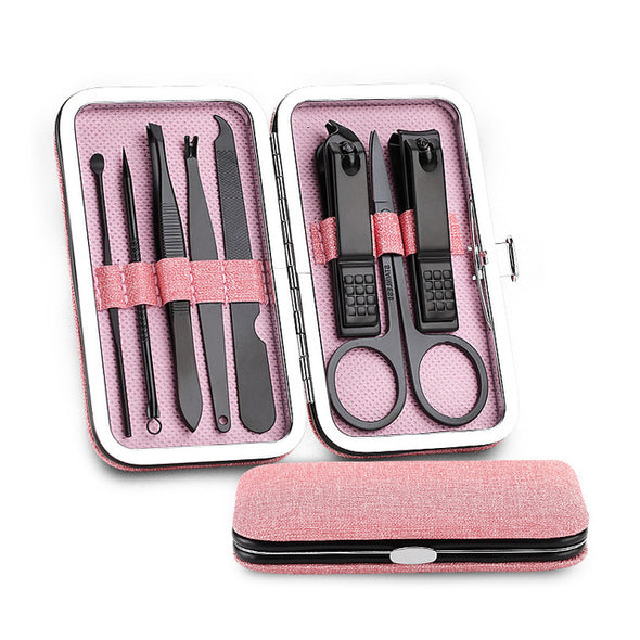 Manicure tool nail clipper 8 piece set