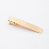 Elegant wild retro matte brushed metal hair clips Duckbill clips bangs clip side headdress