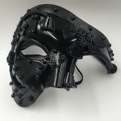 Halloween Steampunk Masquerade Party Half Face Mask