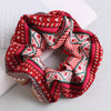 New Retro Printed Large Intestine Hair Tie For Women Highly Elastic Large Intestinal Ponytail Hair Ropes Headwear