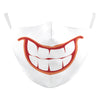 Digital Printing Halloween Clown Funny Double Outdoor Dust Mask