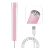 Handheld Portable Manicure Word Bracket Stickers Wear Nail Tip Heating Lamp