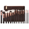 15 Makeup Brush With Bag  Rose Gold Makeup Brush Multi-function Makeup Tool Set