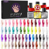 60 Farben Nail Art Funktionskleber Set Abnehmbar