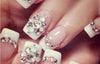 Manicure disc rhinestones