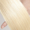 Blond Straight Wave Human Real Golden Hair