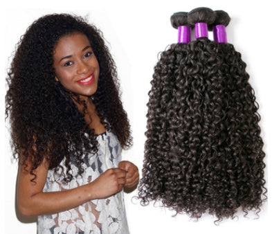 Brasilianisches reines Menschenhaar Kinky Curly Brasilien Echthaar Perücke Haarvorhang