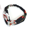 Flower elastic silk hair band