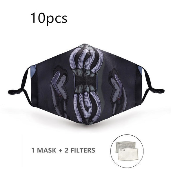 Printed protective filter pm2.5 mask