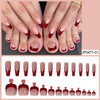 Nail Dressing Nail Hellrotes Hand- und Fußpflaster-Set