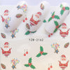 Explosion models Christmas series water transfer nail stickers nail stickers full stickers nail jewelry watermark stickers