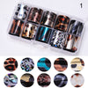 Color Laser Transfer Paper 50 Nail Star Stickers 10 Color Mixed Package