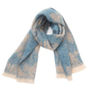 Autumn And Winter Men's And Women's Jacquard Short Beard Flower Scarf