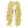 Big wave wig set double ponytail