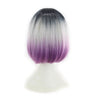 Three-color gradient mid-centre ladies wig cover