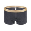 Cotton Breathable Solid Color Button Men's Boxers