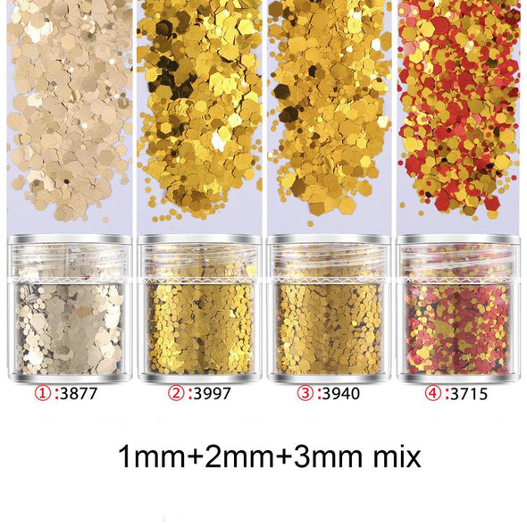 Manicure Accessories Sequins Laser Nail Polish Color Matching