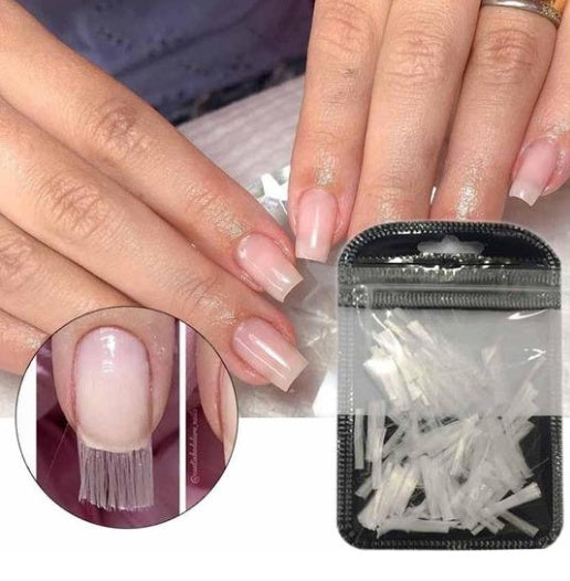 Grenzüberschreitende explosive Nagelverlängerungsfaser 3CM Fiberglasnägel Nagelkunst schnelle Phototherapie Verlängerungskleber