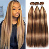 Can Be Hot Dyed Human Hair Weft Straight Strip