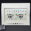 Acrylic Green Resin Diamond Face Sticker Rhinestone Face Sticker Crystal Diamond Eyebrow Sticker Diamond