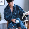 Winter Bathrobe Coral Fleece Couple Pajamas