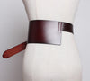 Women's Genuine Leather Wide Belt With Skirt