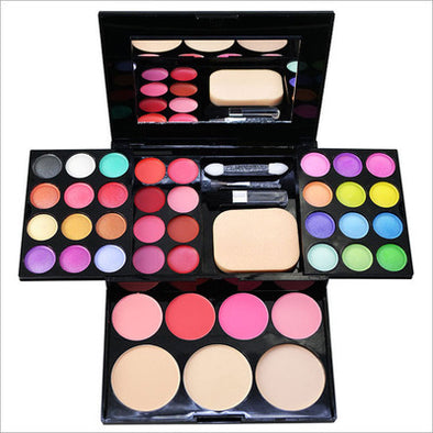 Make-up-Box 24 Lidschatten 8 Lippenstift 4 Rouge 3 Puder 39 Farbe Make-up-Disc Kombination Make-up-Tablett