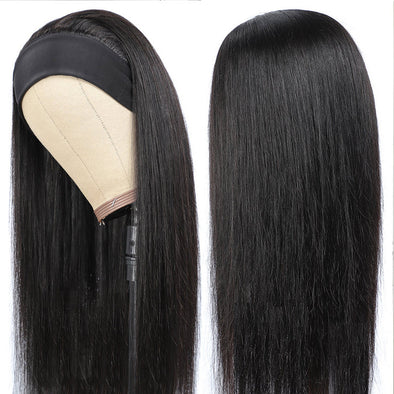 Human Hair No Lace Headband Wig