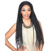 Front lace three-strand wig