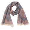 Autumn And Winter Men's And Women's Jacquard Short Beard Flower Scarf