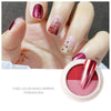 New two-color nail art solid gradient mirror powder