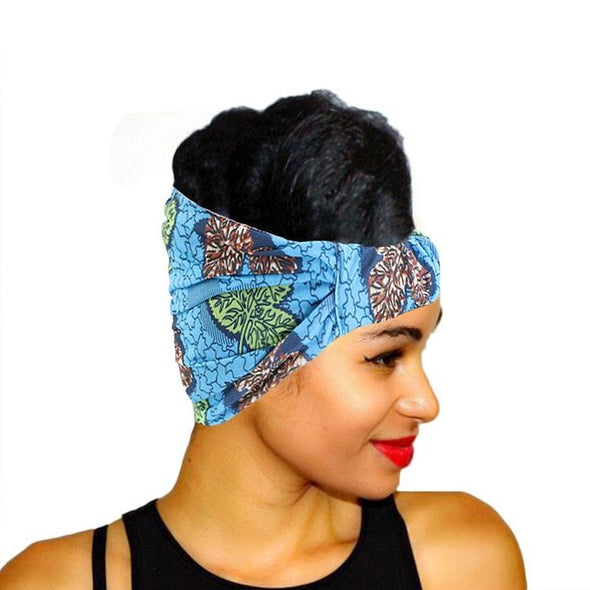 African Pattern Print Headband For Women Twist Style