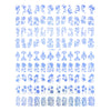 108 hot gold and silver stickers nail 3D stickers